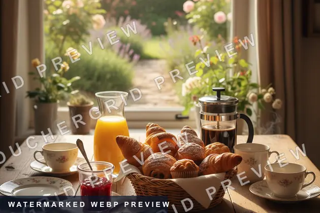 Bed & Breakfast voucher design