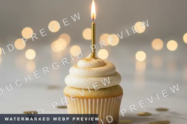 Birthday voucher design