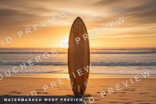 Surfing / Surf School voucher design