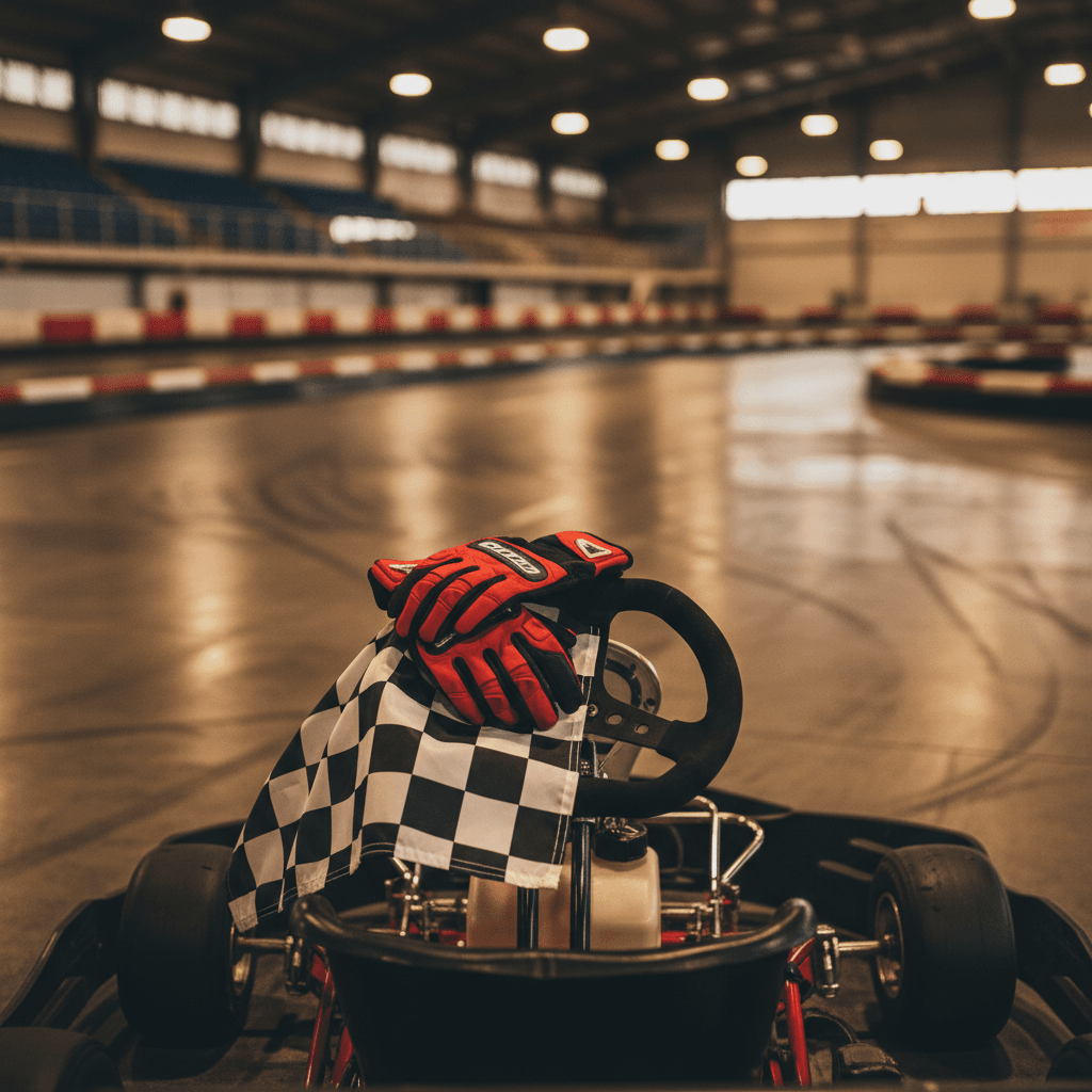Go-Karting gift voucher design