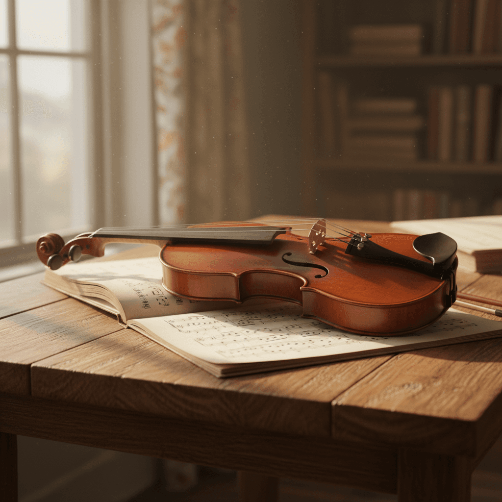 Music Lessons gift voucher design