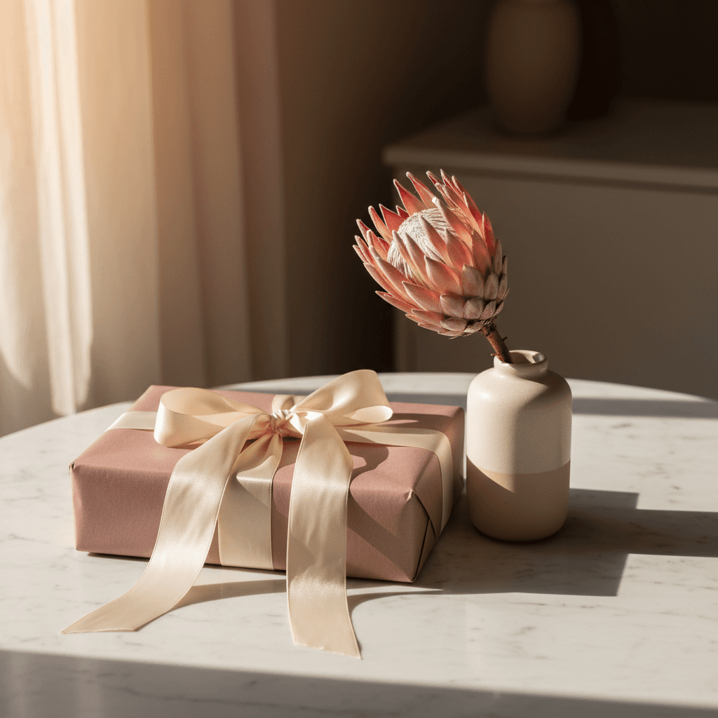 Elegant Gift — Wrapped gift voucher design