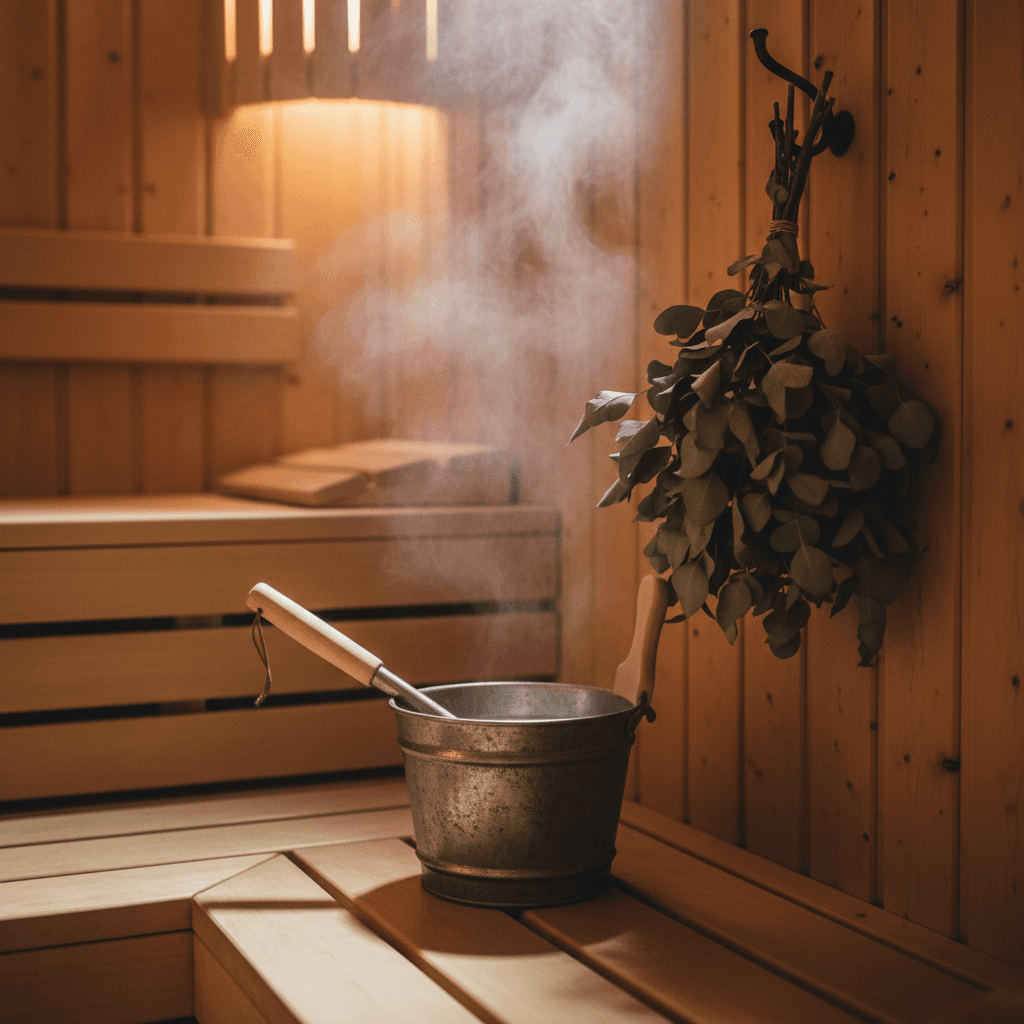 Sauna & Bathhouse gift voucher design