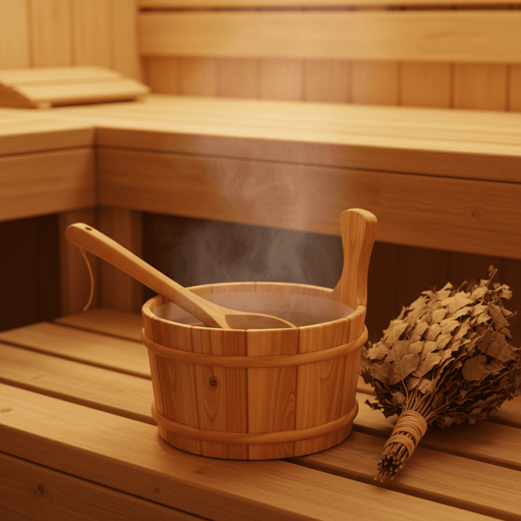 Sauna & Bathhouse gift voucher design