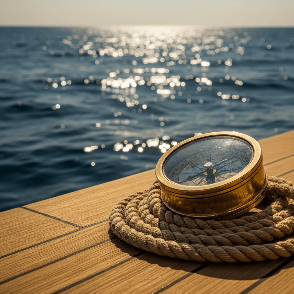 Sailing gift voucher design