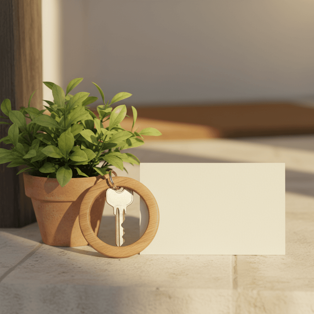 Housewarming gift voucher design